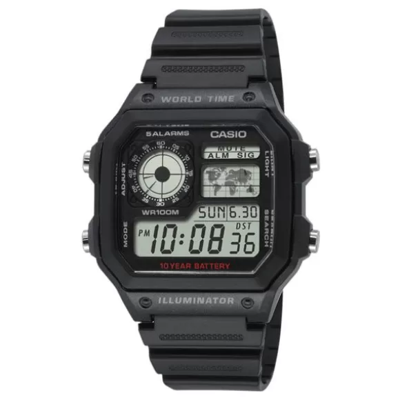 Casio Miesten Kello AE-1200WH-1AVEF* Miesten Rannekellot | Kronografikellot