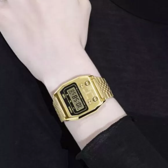 Casio Vintage Edgy Miesten Kello A1100G-5EF* Miesten Rannekellot | Kronografikellot