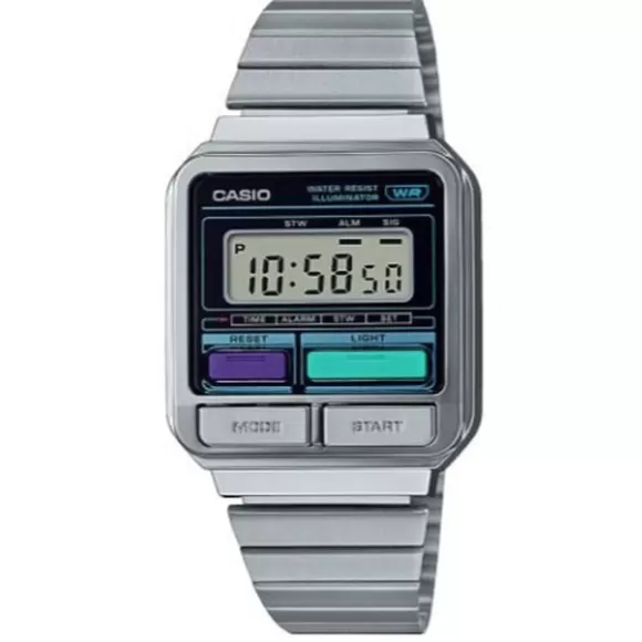 Casio Vintage Miesten Kello A120WE-1AEF* Miesten Rannekellot | Kronografikellot