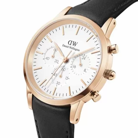 Daniel Wellington Iconic Chronograph Miesten Kello DW00100646* Miesten Rannekellot | Kronografikellot