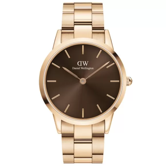 Daniel Wellington Iconic Link Amber Kello DW00100460* Miesten Kellot | Rannekellot