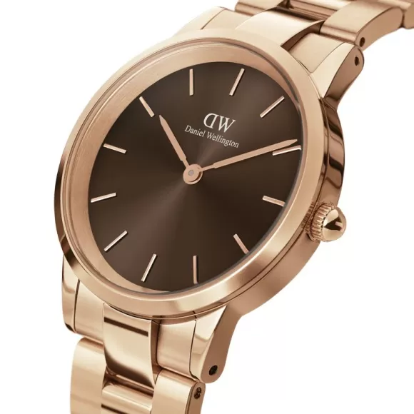 Daniel Wellington Iconic Link Amber Kello DW00100460* Miesten Kellot | Rannekellot