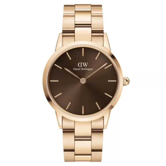 Daniel Wellington Iconic Link Amber Naisten Kello DW00100461* Naisten Kellot | Rannekellot