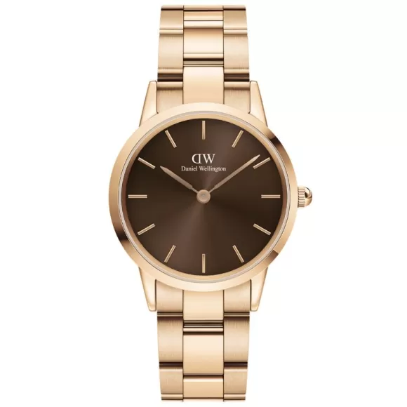 Daniel Wellington Iconic Link Amber Naisten Kello DW00100462* Naisten Kellot | Rannekellot