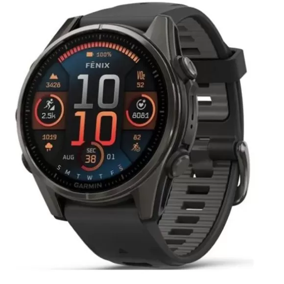 Garmin Fenix 8 Amoled Sapphire Titanium 43 Mm älykello 010-02903-21* Garmin Urheilukellot | Garmin Älykellot