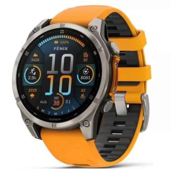 Garmin Fenix 8 Amoled Sapphire Titanium 47 Mm älykello 010-02904-11* Garmin Urheilukellot | Garmin Älykellot