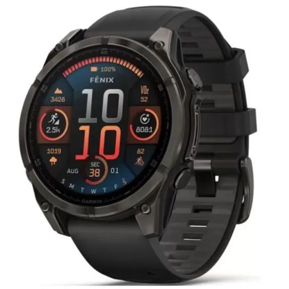 Garmin Fenix 8 Amoled Sapphire Titanium 47 Mm  älykello 010-02904-21* Garmin Urheilukellot | Garmin Älykellot