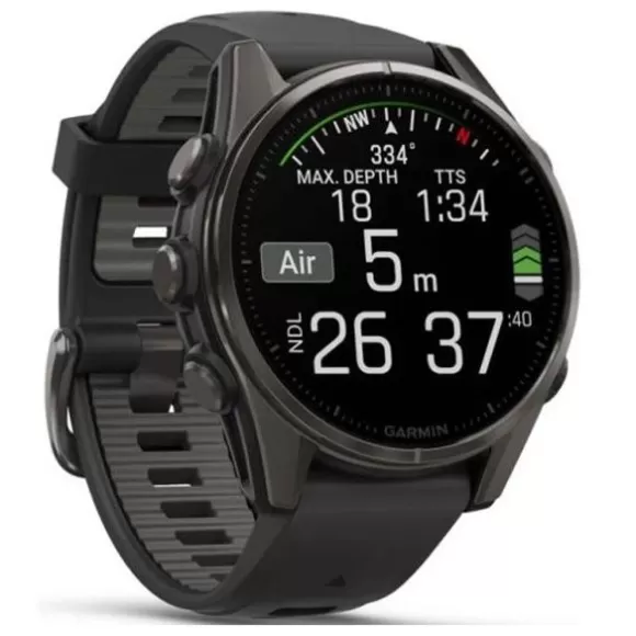 Garmin Fenix 8 Amoled Sapphire Titanium 43 Mm älykello 010-02903-21* Garmin Urheilukellot | Garmin Älykellot