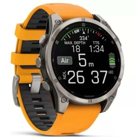 Garmin Fenix 8 Amoled Sapphire Titanium 47 Mm älykello 010-02904-11* Garmin Urheilukellot | Garmin Älykellot