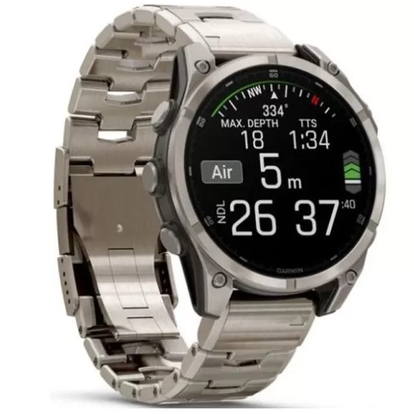 Garmin Fenix 8 Amoled Titanium 47 Mm älykello 010-02904-40* Garmin Urheilukellot | Garmin Älykellot