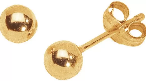 Kultakorut Kultakorvakorut 3MM PALLO TAP* Naisten Korut | Kultakorvakorut