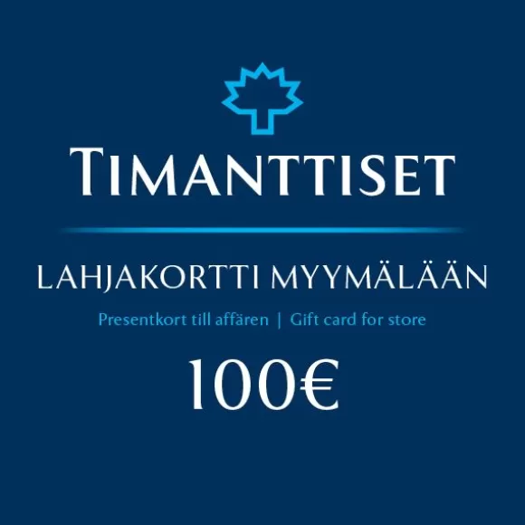 Lahjakortti Myymälään 100 €* Lahjakortit