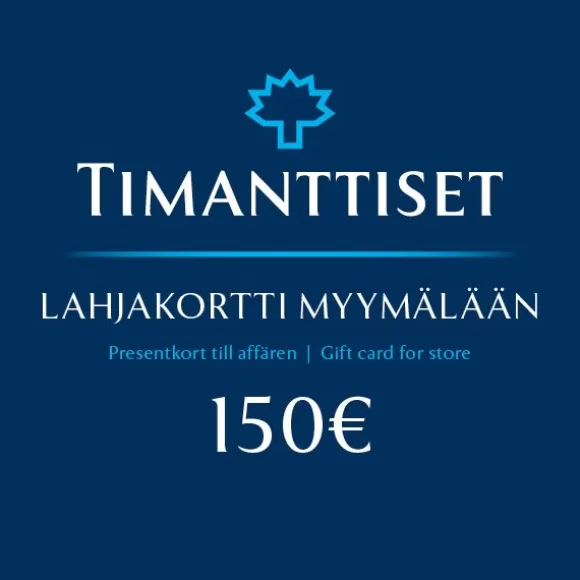 Lahjakortti Myymälään 150 €* Lahjakortit