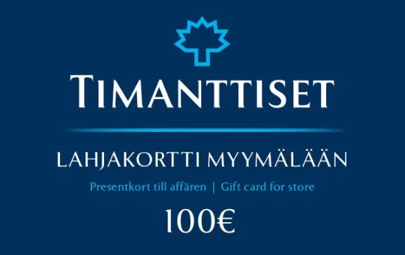 Lahjakortti Myymälään 100 €* Lahjakortit