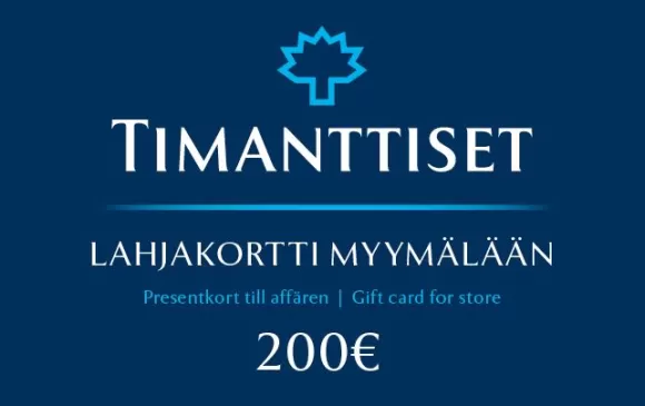 Lahjakortti Myymälään 200 €* Lahjakortit