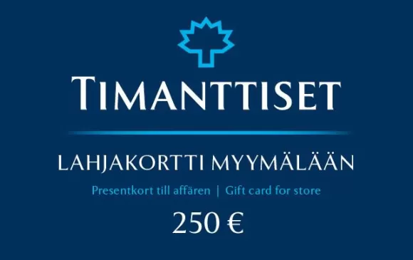 Lahjakortti Myymälään 250 €* Lahjakortit