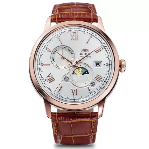 Orient Bambino Sun And Moon Kello RA-AK0801S10B* Miesten Rannekellot | Automaattikellot