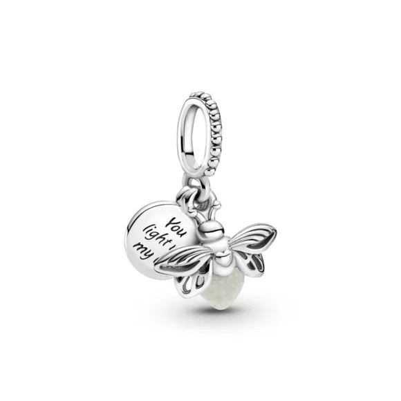 Pandora Passions Glow In The Dark Firefly Hopeariipus 799352C01* Naisten Korut | Hopeariipukset Ja -Helat
