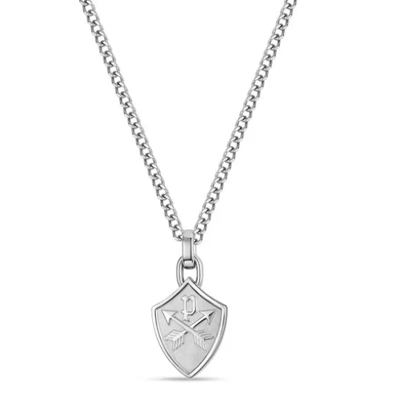 Police Heritage Crest Teräskaulakoru PEAGN0001601* Miesten Kaulakorut | Miesten Korut