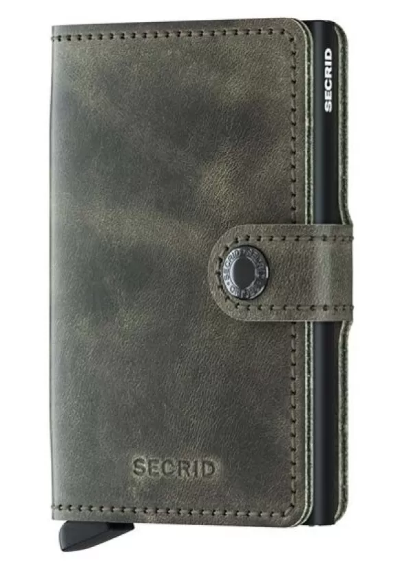 Secrid Miniwallet Vintage Muu Esine MV-OLIVE-BLACK* Lompakot