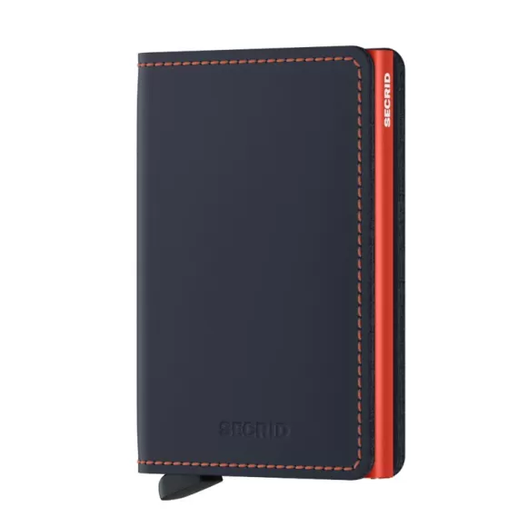 Secrid Slimwallet Muu Esine SM-NIGHT-BLUE & ORANGE* Lompakot