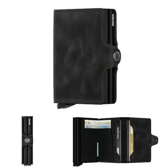 Secrid Twinwallet V Muu Esine TV-BLACK* Lompakot