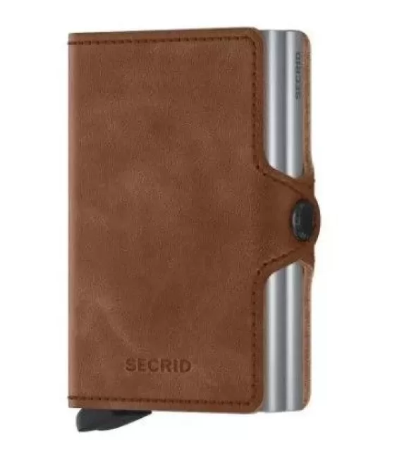 Secrid Twinwallet V Muu Esine TV-COGNAC-SILVER* Lompakot