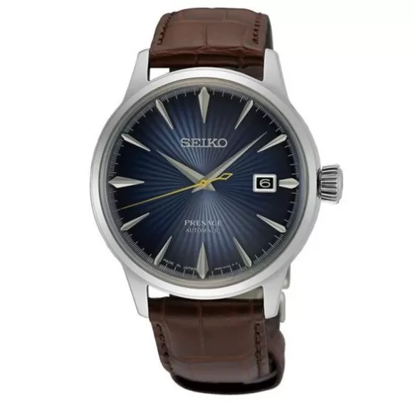 Seiko Presage Cocktail Time Midnight Blue Moon Miesten Kello SRPK15J1* Miesten Rannekellot | Automaattikellot