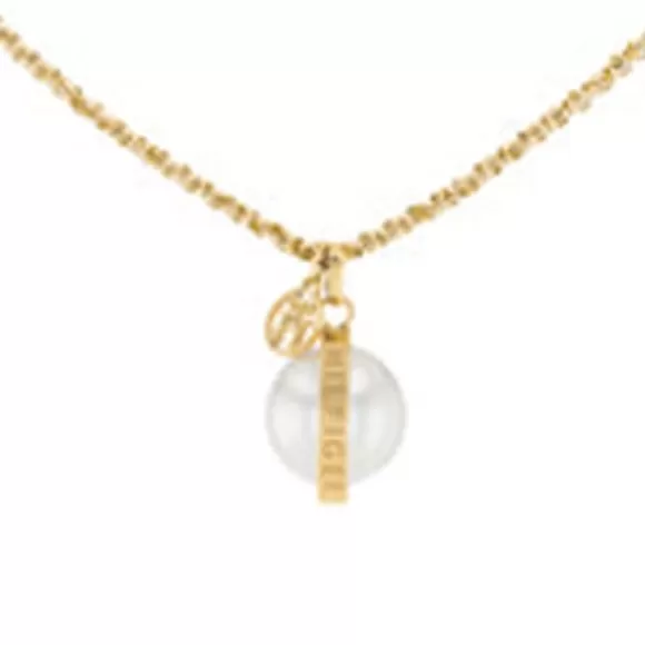 Tommy Hilfiger Orb/Pearl Teräskaulakoru THJ2780762* Helmikorut | Kaulakorut Naisille